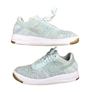 RARE 2016 Nike Air Force 1 Flyknit Low Glacier Blue